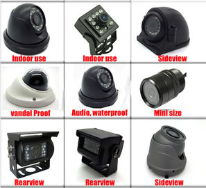 โลหะ IR Mini TVI กล้องตรวจสอบความปลอดภัยของรถกล้องโดมสไตล์ 1080p 2MP ด้านใน
