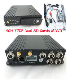 การ์ด SD มือถือ DVR HD กล้องวงจรปิดสำหรับยานพาหนะกล้องรถยนต์ติดตาม 4CH DVR Onboard