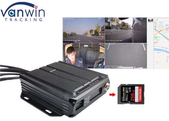 1080P AHD 4ch 3g 4g GPS การ์ด SD mdvr สำหรับรถแท็กซี่รถแท็กซี่รถมินิบัสฟลีตส์