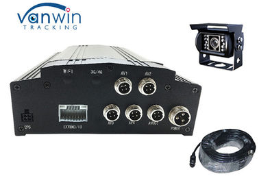 H.264 ยานพาหนะมือถือ Dvr Kit 4ch ระบบกล้อง Dvr รถยนต์ด้วย 3g Gps Wifi
