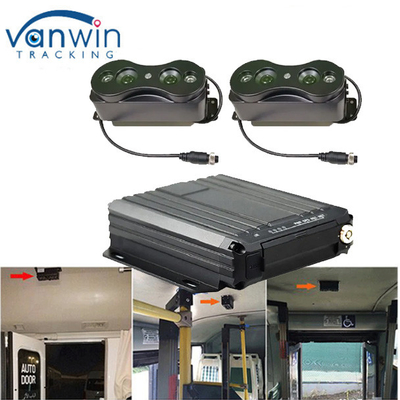 ประเภทกล้องจดจำใบหน้า Automatic Bus Passenger Counter 4G GPS MDVR Counter