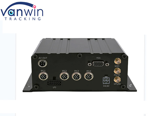 1080P MNVR GPS Tracking 4 Channel Mobile DVR สำหรับการจัดการยานพาหนะ