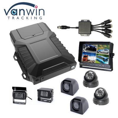 4G Mobile NVR 1080P AHD Car DVR 8CH HDD+SD Card WIFI GPS พร้อมกล้อง IP