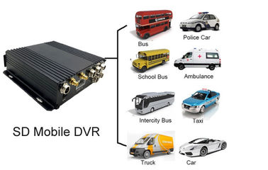 เครื่องบันทึก DVR sd card 4 ช่องพร้อม 4G GPS WIFI สำหรับตัวเลือกสำหรับรถยนต์