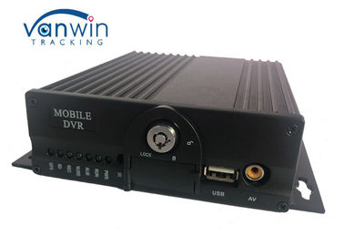 4CH Dual SD slot เครื่องบันทึกวิดีโอดิจิตอล 1080P GPS WIFI 4G MDVR พร้อม VGA, RJ45, อินเตอร์คอม