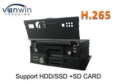 เซ็นเซอร์เชื้อเพลิง H.265 HDD 4 ช่อง 1080P พอร์ต RJ45 HD DVR มือถือที่มีการตรวจจับการเคลื่อนไหว