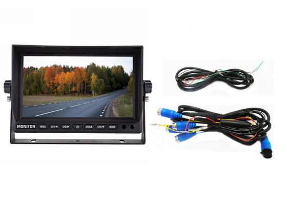 Quad Image 9W MDVR 300cd / m2 Car Display Monitor หน้าจอ IPS