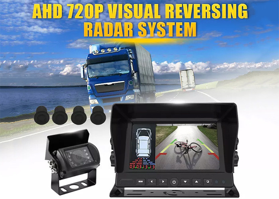 Auto 12V 24V Visual Reversing Radar System เรดาร์สำรองรถยนต์สำหรับงานหนัก