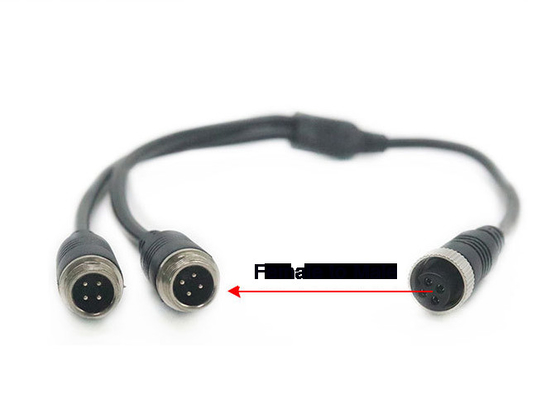 4pin สายต่อกันน้ำชายกับชาย / หญิงกับหญิง M12 ลวด Connector