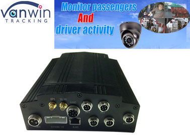 4CH มือถือ 720P รถมือถือ IP DVR Kit GPS พร้อมเซ็นเซอร์เชื้อเพลิงตัดน้ำมันจากระยะไกลสำหรับถังรถบรรทุก