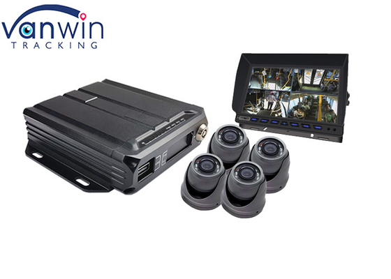 1080P AHD 4ch 3g 4g GPS SD Card มือถือ DVR สําหรับรถแท็กซี่