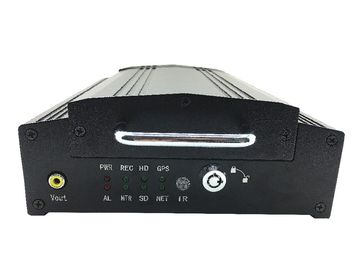 4 / 8ch HDD AHD 720P GPS 3G 4G และ WiFi MDVR recorder สำหรับรถบรรทุก / รถบัส / แท็กซี่