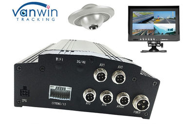 4CH HDD GPS พื้นฐานกล่องดำรถเครื่องบันทึกวิดีโอดิจิตอล, ยานพาหนะมือถือ DVR การ์ด SD