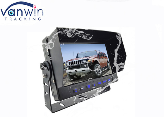 IP69 รถกันน้ํา TFT รถจอด้วย 3 ช่อง Video Inputs 7 นิ้ว
