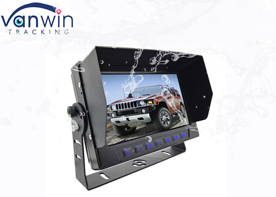 IP69 รถกันน้ํา TFT รถจอด้วย 3 ช่อง Video Inputs 7 นิ้ว