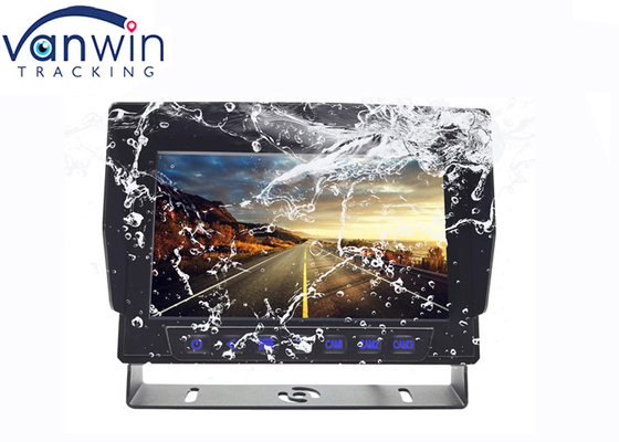 IP69 รถกันน้ํา TFT รถจอด้วย 3 ช่อง Video Inputs 7 นิ้ว