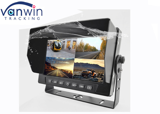 AHD Quad Waterproof TFT Car Monitor Display พร้อม IP69 7 นิ้ว