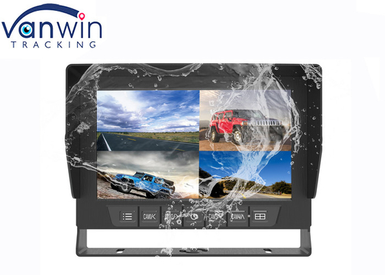 AHD Quad Waterproof TFT Car Monitor Display พร้อม IP69 7 นิ้ว