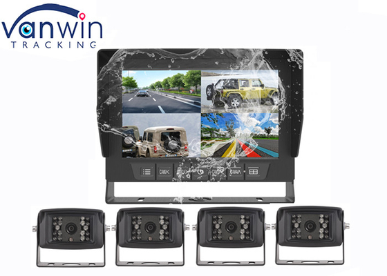 AHD Quad Waterproof TFT Car Monitor Display พร้อม IP69 7 นิ้ว