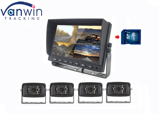 เครื่องบันทึกจอรถยนต์ 7 นิ้ว 4inch และกล้องมองหลังจอ LCD สําหรับรถบรรทุก RV