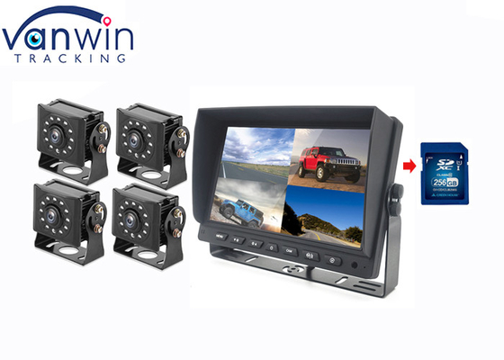 เครื่องบันทึกจอรถยนต์ 7 นิ้ว 4inch และกล้องมองหลังจอ LCD สําหรับรถบรรทุก RV