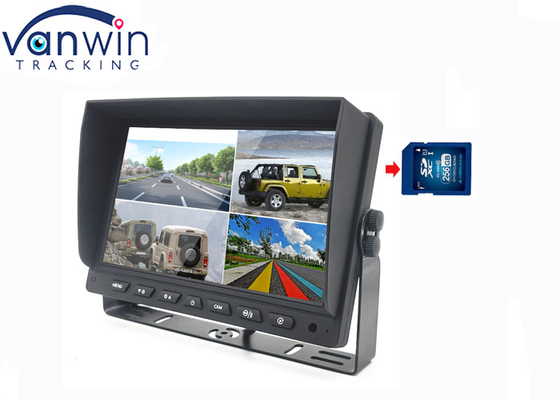 เครื่องบันทึกจอรถยนต์ 7 นิ้ว 4inch และกล้องมองหลังจอ LCD สําหรับรถบรรทุก RV