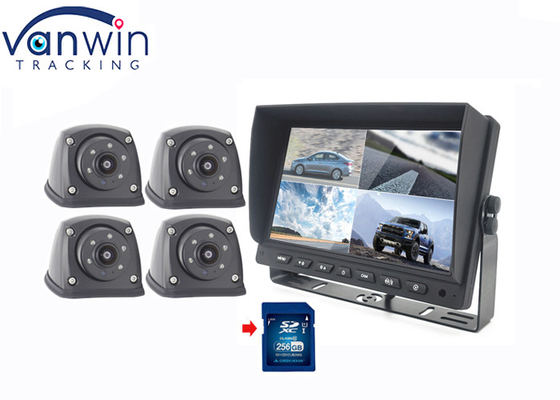 เครื่องบันทึกจอรถยนต์ 7 นิ้ว 4inch และกล้องมองหลังจอ LCD สําหรับรถบรรทุก RV