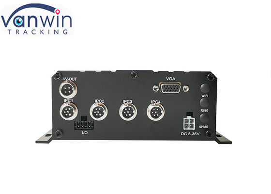 4G 4ch 3G Mobile DVR พร้อม Wi-Fi GPS สําหรับบริหารรถยนต์