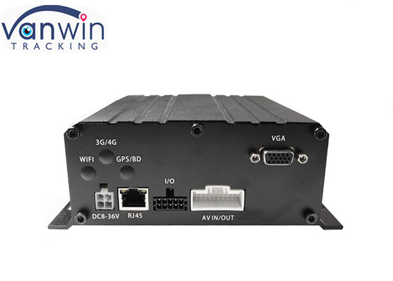 6ch 4g สตรีมวิดีโอในเวลาจริง HDD Mdvr 1080p GPS Wifi สําหรับการติดตามยาน