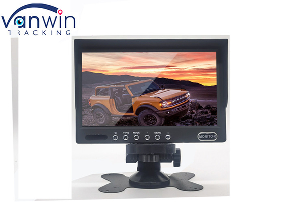 ยานพาหนะขนาด 7 นิ้วบน Dash Backup Monitor Digital TFT LCD 2 อินพุตวิดีโอสำหรับกล้อง Mdvr