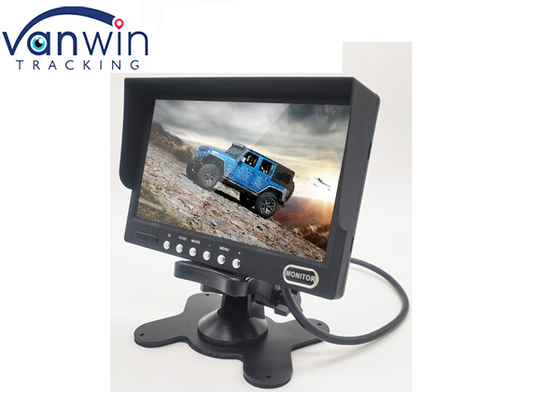 ยานพาหนะขนาด 7 นิ้วบน Dash Backup Monitor Digital TFT LCD 2 อินพุตวิดีโอสำหรับกล้อง Mdvr