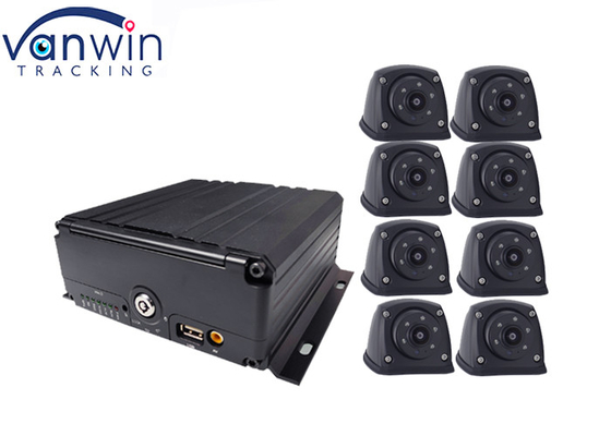 8CH HDD SSD SD Cardรถ dvr พร้อม GPS 4G WIFI Alarm