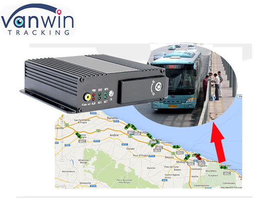 4G GPS Dual SD 8 ช่องทางเครือข่าย DVR AHD 1080P สําหรับรถบัสสาธารณะ