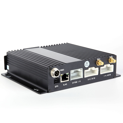 4G GPS Dual SD 8 ช่องทางเครือข่าย DVR AHD 1080P สําหรับรถบัสสาธารณะ