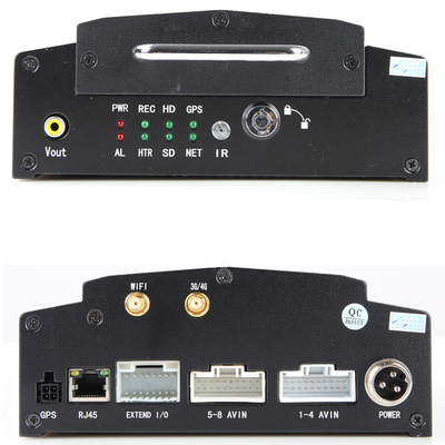 3G 4G GPS Wifi Wireless 8 Channel ระบบติดตามวีดีโอ DVR มือถือ
