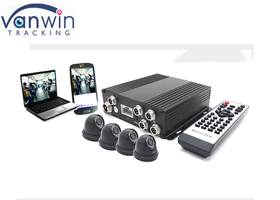 ระบบสอดแนมวีดีโอ 4G GPS แอร์ด SD DVR สําหรับการจัดการรถยนต์