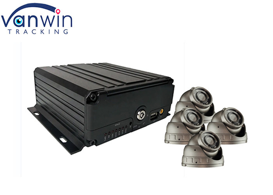 1080P MNVR GPS Tracking 4 Channel network mobile dvr สําหรับการจัดการรถยนต์