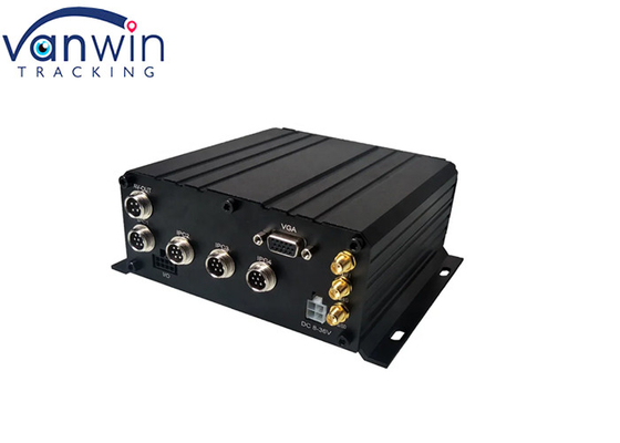 1080P MNVR GPS Tracking 4 Channel network mobile dvr สําหรับการจัดการรถยนต์