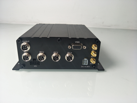 1080P MNVR GPS Tracking 4 Channel network mobile dvr สําหรับการจัดการรถยนต์