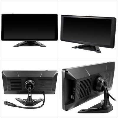 AI Car DVR System BSD Alarm 360° 4CH 10.36 นิ้ว มอนิเตอร์พร้อมเครื่องบันทึกสําหรับรถบรรทุก