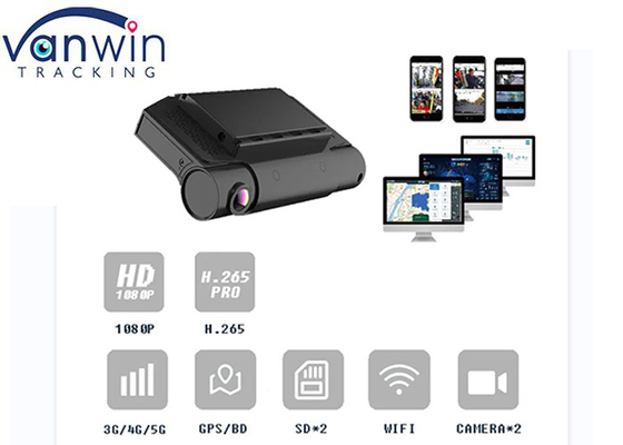 4G wifi 1080p TF การ์ดแคมคอร์เดอร์ด้วย GPS 2ch ahd mdvr กล้อง 1080p สําหรับรถยนต์
