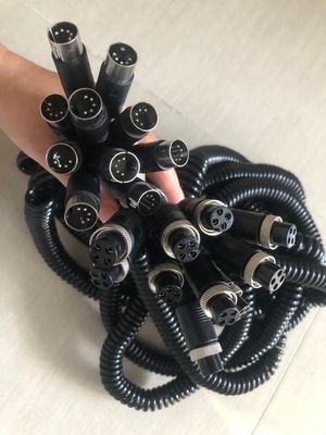 ปรับแต่ง DVR อุปกรณ์เสริม M12 4pin หญิง / เพศชายไปยัง RCA / BNC DC Connector / Adapter Cables