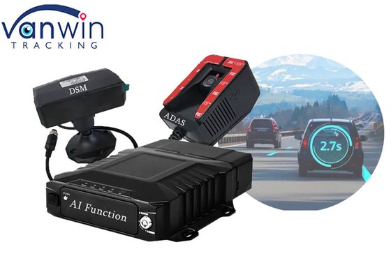 1080P 8CH HDD AI Mobile DVR GPS WIFI 4G ADAS DSM BSD กล้อง H265 MDVR