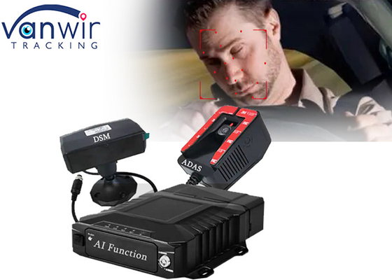 ระบบบันทึกวิดีโอ ADAS 8CH ระบบบันทึกวิดีโอด้วย WiFi 4G GPS AI MDVR