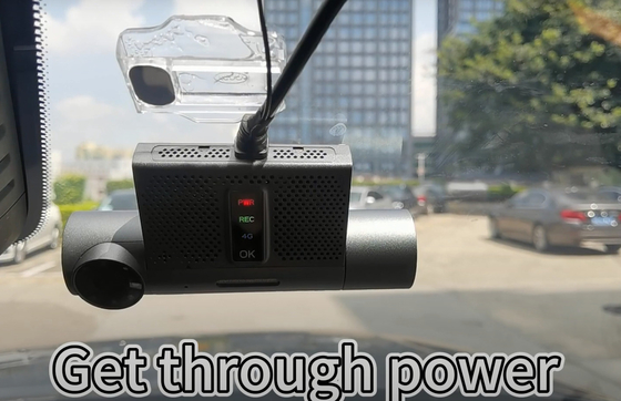 กล่องดํารถยนต์ขนาดเล็กพกพา 2CH พร้อมฟังก์ชัน 3G / 4G WIFI GPS สําหรับแท็กซี่