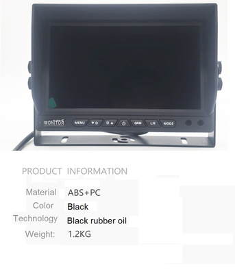 7/9/10.1 นิ้ว IPS Rear View Monitor AI ซ้าย/ขวา/หลังการตรวจจับจุดตาบอด