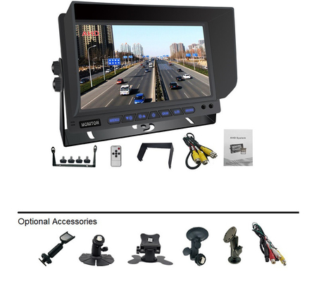 7/9/10.1 นิ้ว IPS Rear View Monitor AI ซ้าย/ขวา/หลังการตรวจจับจุดตาบอด