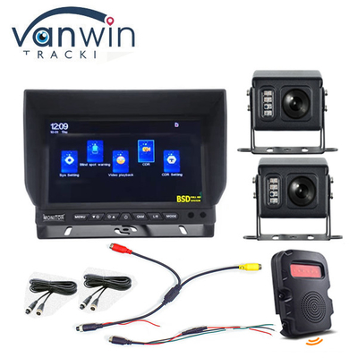7/9/10.1 นิ้ว IPS Rear View Monitor AI ซ้าย/ขวา/หลังการตรวจจับจุดตาบอด