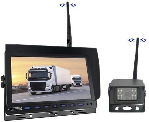 10 นิ้ว Quad Split 4ch AHD Wireless 1080P รถยนต์ Reverse กล้องติดตามชุด