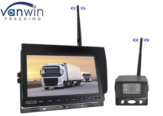 10 นิ้ว Quad Split 4ch AHD Wireless 1080P รถยนต์ Reverse กล้องติดตามชุด